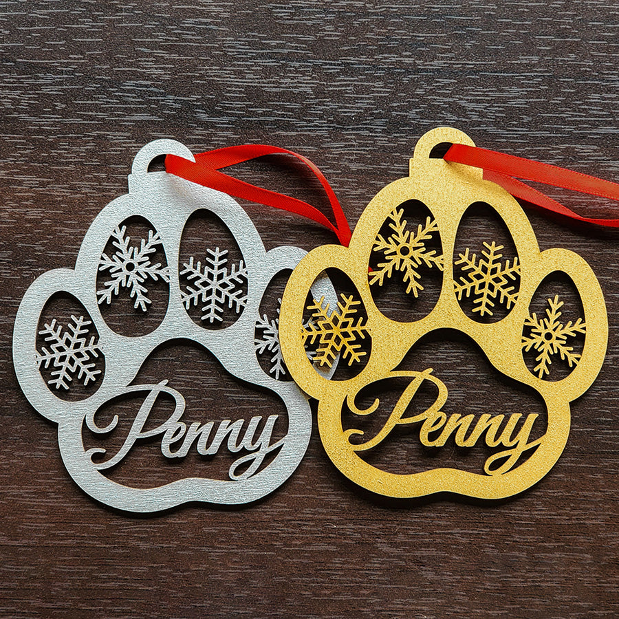 Pets - Big Paw Ornament