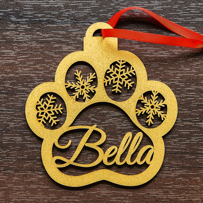 Pets - Chunky Paw Ornament